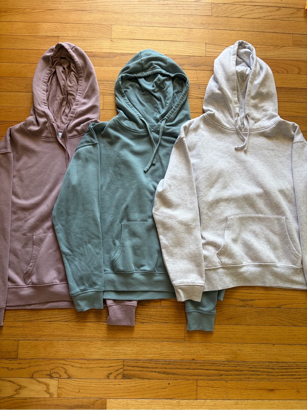 Lot 3 Primark Hoodies Women’s M Grey one has slight stain on wrist shown in pic